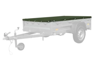 Bâche Plate 236X125 Cm Pour Garden Trailer 236 – Verte